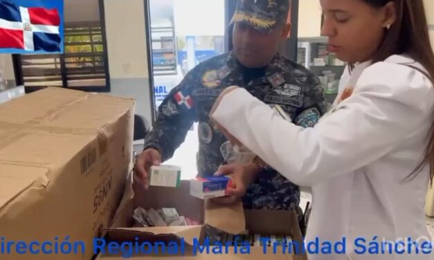 Director Regional de la Policía Nacional gestiona medicamentos para la Unidad de Atención Primaria
