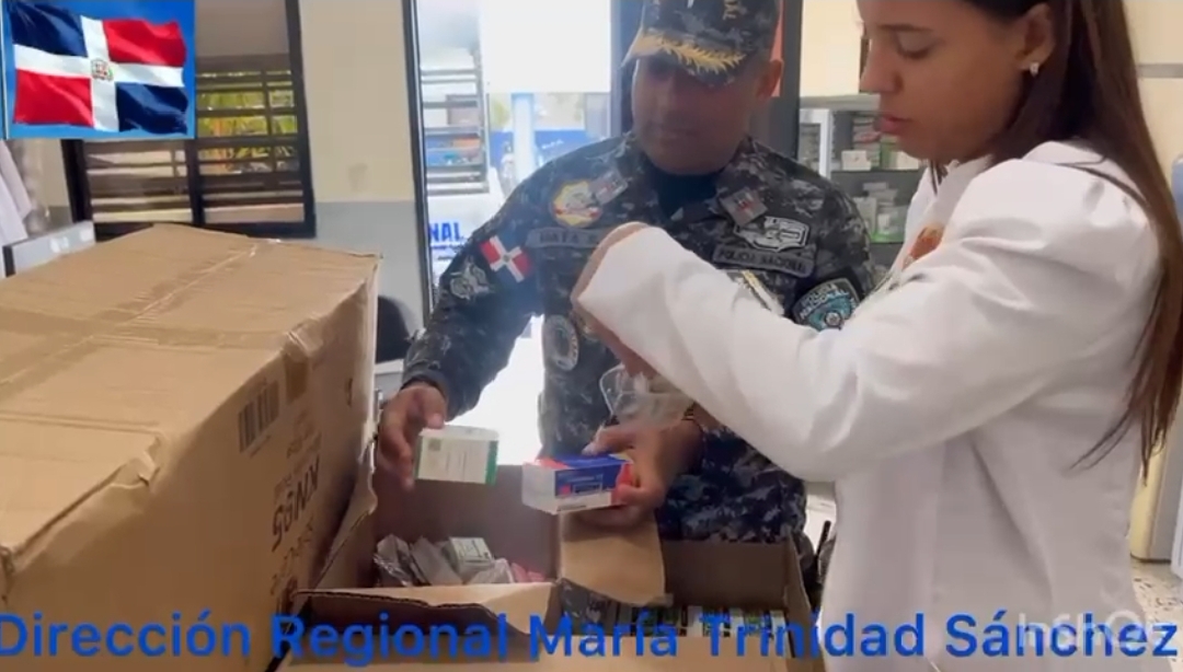 Director Regional de la Policía Nacional gestiona medicamentos para la Unidad de Atención Primaria