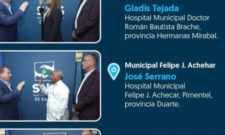 Juramentan a la Dra. Difo como nueva directora del Hospital Dr. Yapor Heded