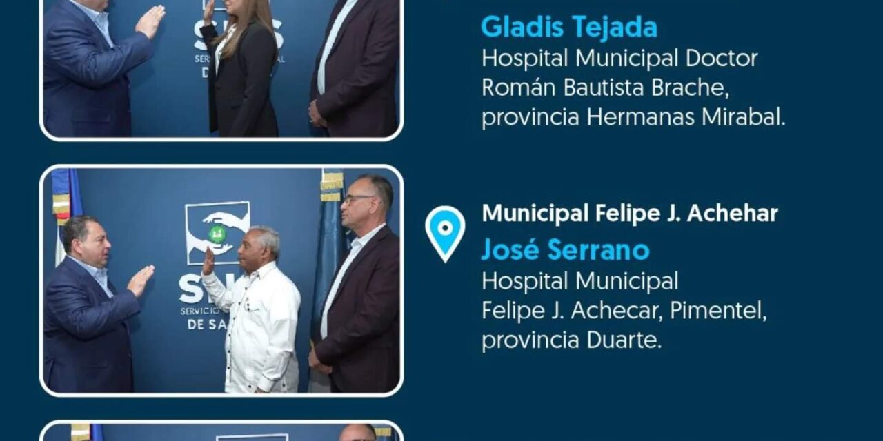 Juramentan a la Dra. Difo como nueva directora del Hospital Dr. Yapor Heded