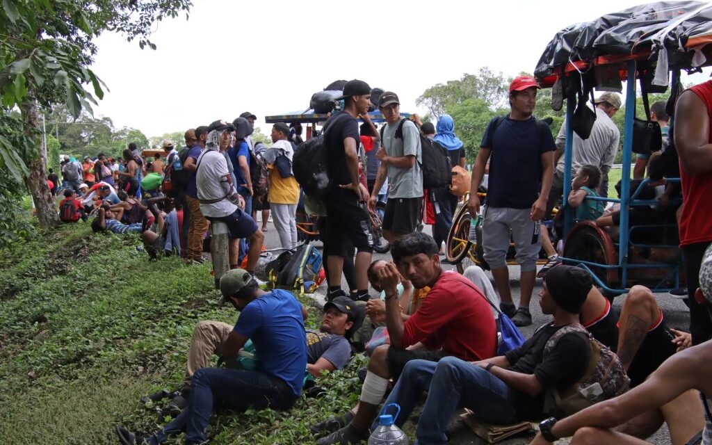 Caravanas migrantes se multiplican en la frontera sur de México antes de Trump